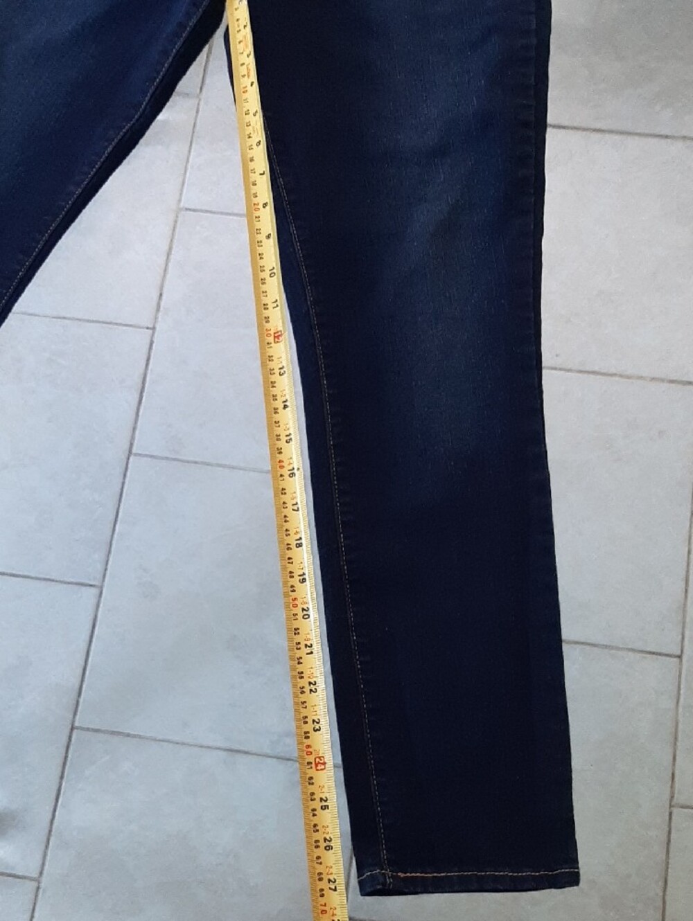 πSignature by Levi Strauss NWOT Dark Blue "MODERN" Skinny Jeans W 31 L 32 - Picture 8 of 10